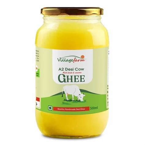 VILLAGE FARM A2 Pure Ghee Butter Gir Cow Tasty Ghee 100 Desi Indian