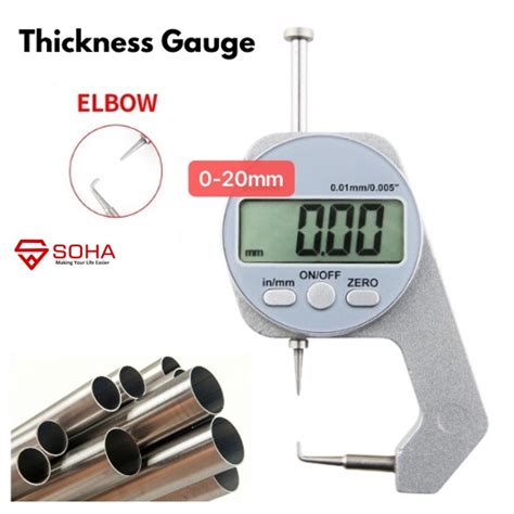 Jual Alat Pengukur Ketebalan Thickness Gauge Digital Ukur Logam Plastik