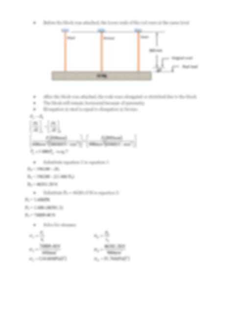 Solution Strength Of Materials Statically Indeterminate Structures