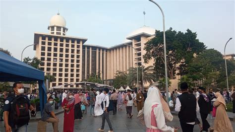 Ribuan Jamaah Padati Masjid Istiqlal Laksanakan Sholat Idul Adha H