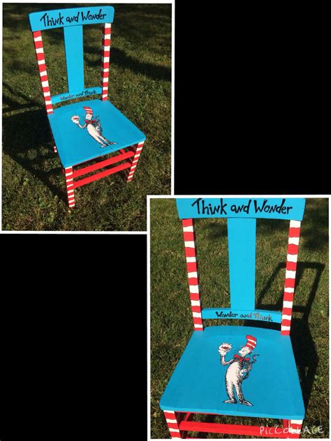 Dr Seuss Painted Chair Dr Seuss Chairs Painted Chairs Diy Diy