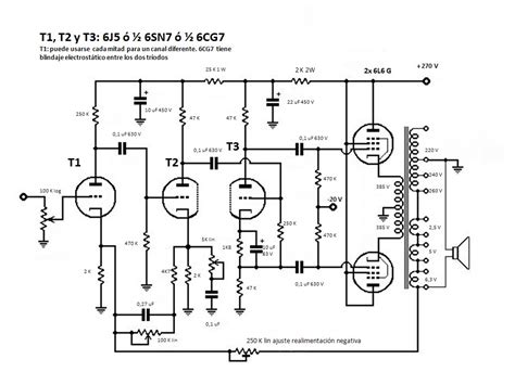 Amplificadores De Audio Valvulares Amplificador Valvular 6j5 6sn7 6cg7