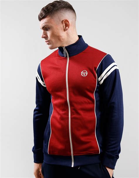 Sergio Tacchini Scirocco Track Top Merlot/Maritime - Terraces Menswear