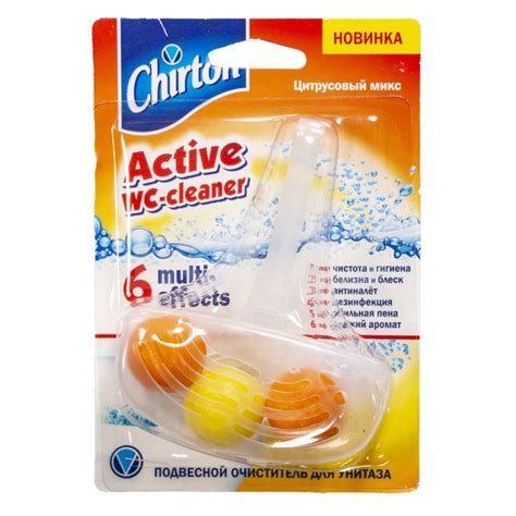 Очиститель для унитаза Chirton Подвесной Цитрусовый Микс (45 г) - IRMAG.RU