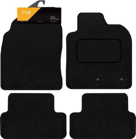 Fsw Tailored Mats Fits Nissan Qashqai Seater Black