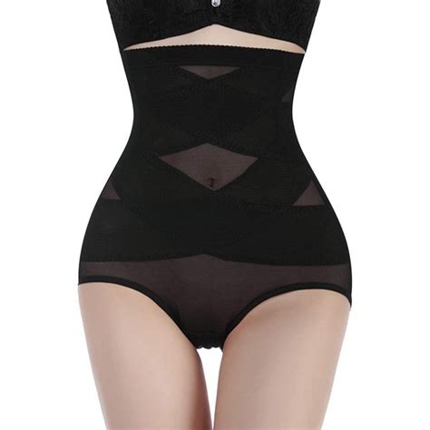 Vaslanda Women Butt Lifter Shapewear Hi Waist Double Tummy Control