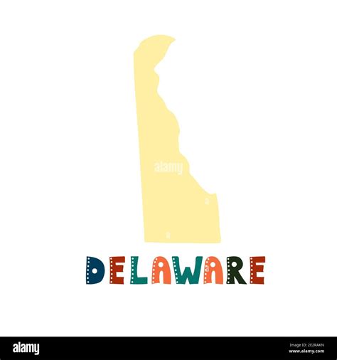 Mappa Del Delaware Usa Immagini E Fotografie Stock Ad Alta Risoluzione