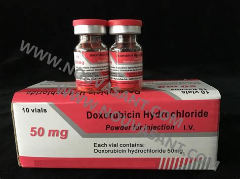 Doxorubicin Hydrochloride For Injection 50mg China Manufacturer