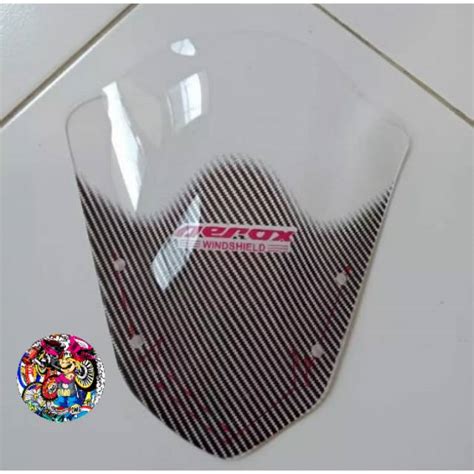 Jual Visor Aerox Windshield Winsil Yamaha Aerox Karbon Carbon