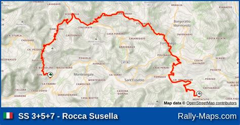 Karte Wp Rocca Susella Regioni Historic Rally International