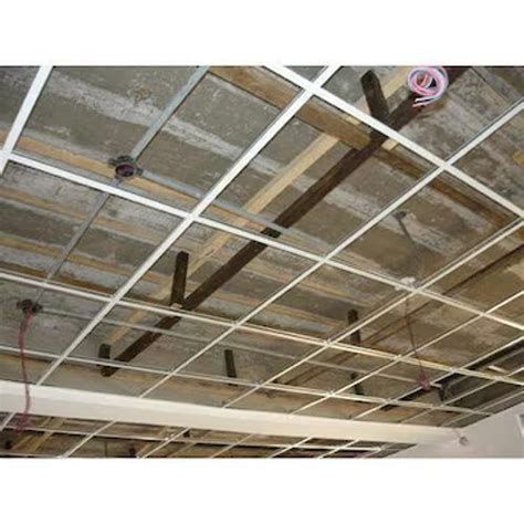 Aluminum Ceiling Grid At ₹ 75sq Ft T Grid Ceiling Products In Pune