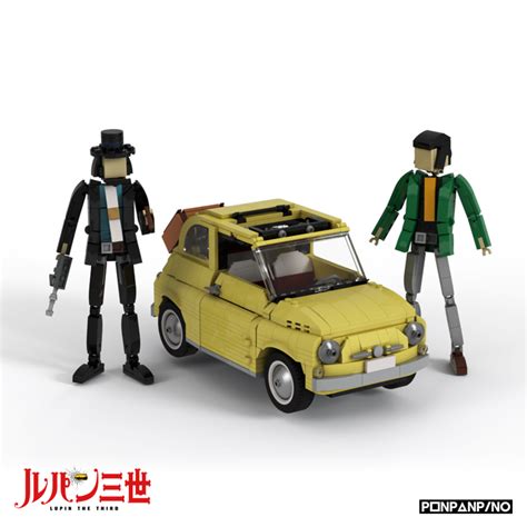 LEGO MOC Lupin 3rd Action Figure (LEGO 10271 Fiat 500 scaled) by ...