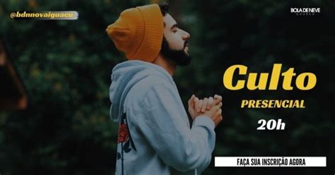 Culto Presencial Quarta 20h em Nova Iguaçu Sympla