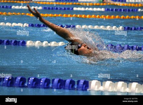 Backstroke Swimmer Hi Res Stock Photography And Images Alamy