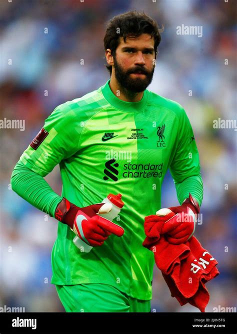 London England May 14liverpools Alisson Becker During Fa Cup Final