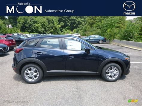 2019 Deep Crystal Blue Mica Mazda Cx 3 Sport Awd 128356639 Photo 4