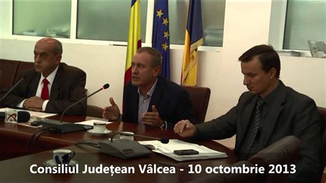 Conferinta De Presa Sustinuta La Consiliul Judetean Valcea