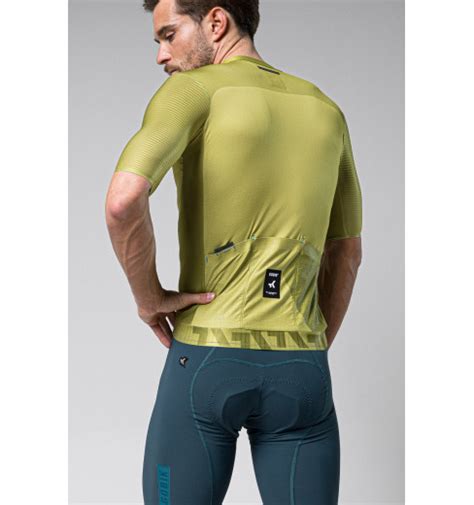 Gobik Maillot V Lo Manches Courtes Homme Magnitude Split Green