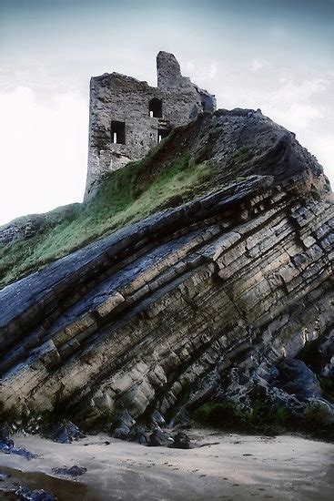 ballybunion castle ruins, ireland (via source)