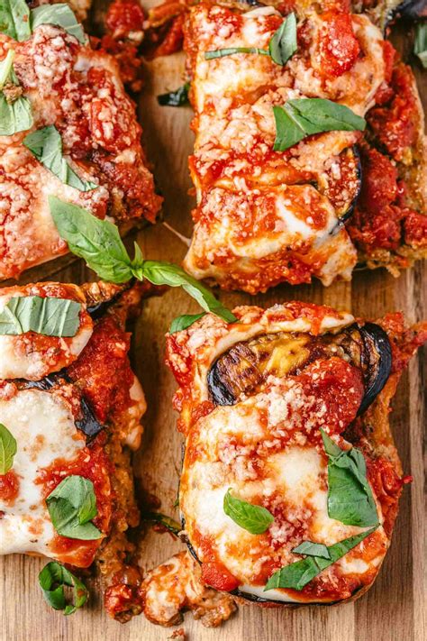 Easy Eggplant Parmesan Sandwich Mediterranean Dish