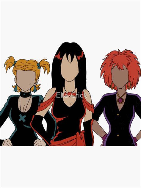 Hex Girls Sticker For Sale By Ella Crick Redbubble