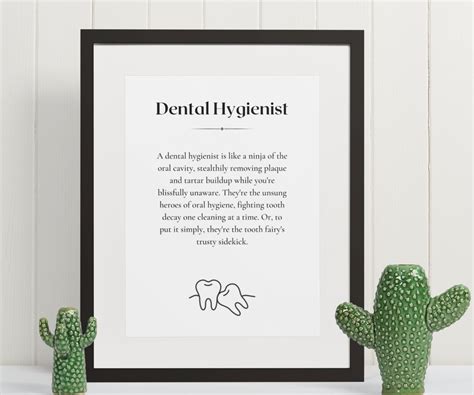 Dental Hygienist Definition Printable Dental Hygienist T Etsy