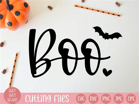 Boo Svg Halloween Svg Fall Svg Fall Svg File Halloween Etsy Cricut