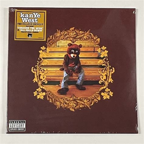 Kanye West The College Dropout 2lp Vinyl Limited Black Etsy Uk