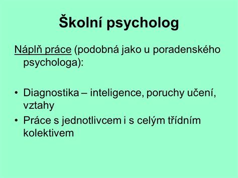 Vod Do Psychologie Prezentace Barbora Echov Labeling P T