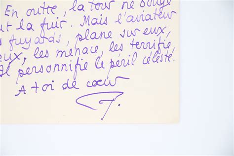 Lettre Autographe Sign E Adress E Georges Louis Edison Est En