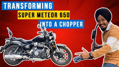 Transforming My Super Meteor 650 Into A Chopper YouTube