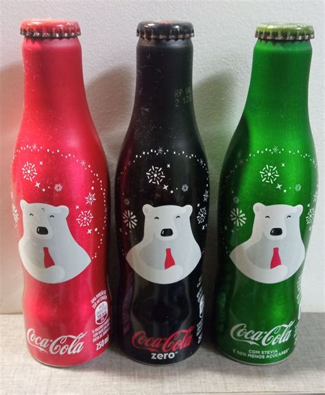 Garrafas Coca Cola Edi O Especial Natal Produto Vintage E Retro Coca