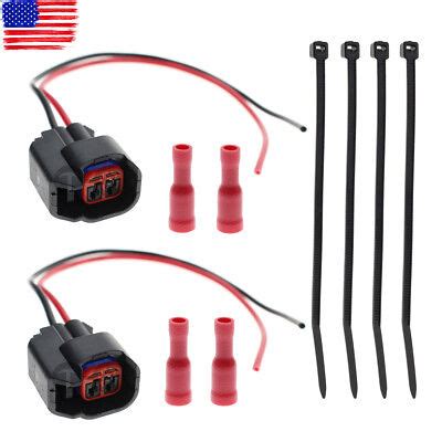 2 Fuel Injector Repair Harness Pigtail Kit For Polaris Ranger 800 Crew