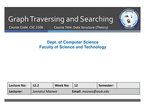 SOLUTION Data Structure Graph Traversing And Searching Part 1 With