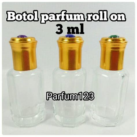 Jual Botol Roll On Ml Permata Botol Parfum Kaca Botol Refill Isi