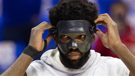 Nba Masks Joel Embiid Kobe Lebron Face Mask Photos From History