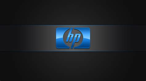 Blue HP Logo 1920 x 1080 HDTV 1080p Wallpaper