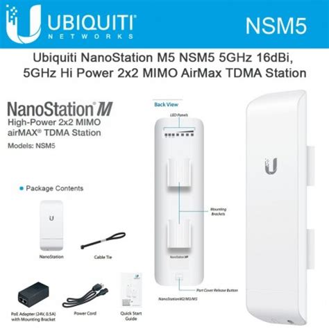 Ubiquiti airMAX NanoStation M5 - INFOTEC eStore