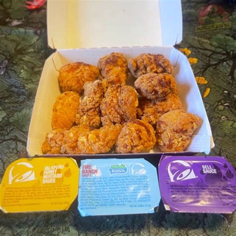 Taco Bell S Chicken Nuggets With Tortilla Chip Breading The Burger Beast