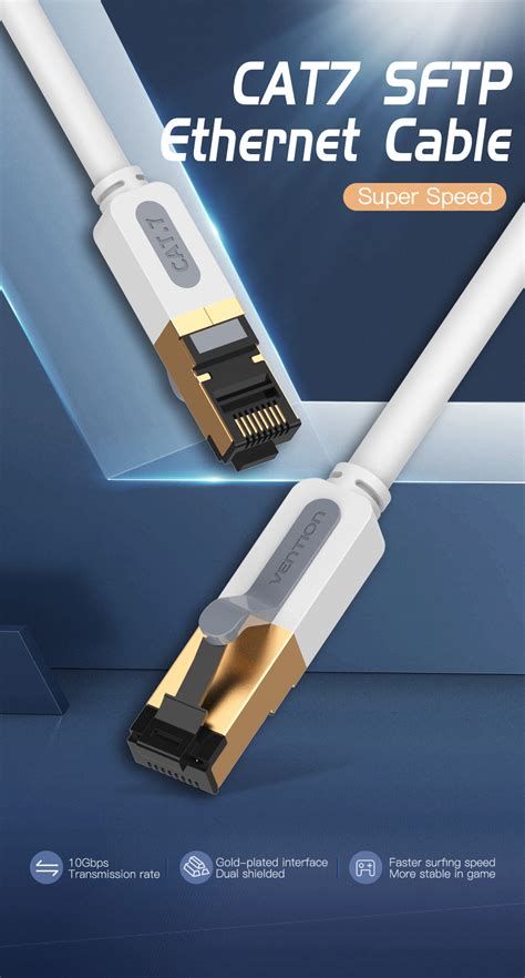 Kabel Lan Rj Cat Gigabit Ethernet Sstp Shielded M Vention