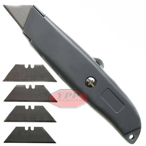 Metal Retractable Blade Cutter Utility Knife Heavy Duty Box Cutter