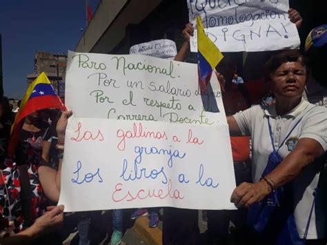 Persisten Las Protestas De Docentes Por Mejoras Salariales Y Respeto A