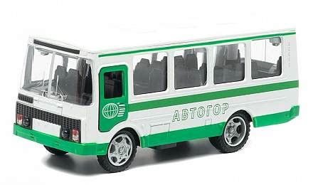 Инерционная машина металлическая ПАЗ 3205 «Автогор» свет, звук 1:43 ...