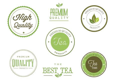 Free Tea Labels Vector Set 83828 Vector Art at Vecteezy