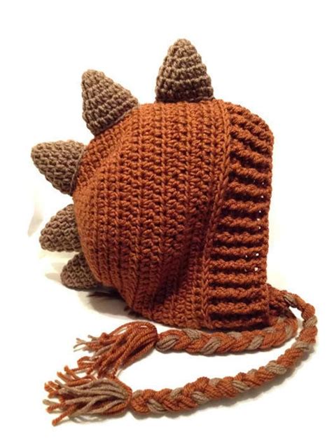 Crochet Dinosaur Pattern Dinosaur Hood Pattern Dino Hat Pattern Diy