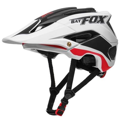 Casque de vélo mixte BATFOX A659 Blanc pour VTT et cyclisme