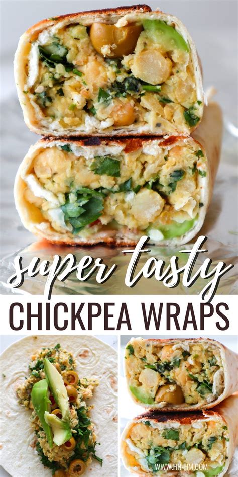 Spicy Chickpea Wraps With Spinach And Avocado Artofit