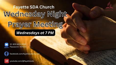 Fayette SDA Wednesday Night Prayer Meeting May 24 2023 YouTube