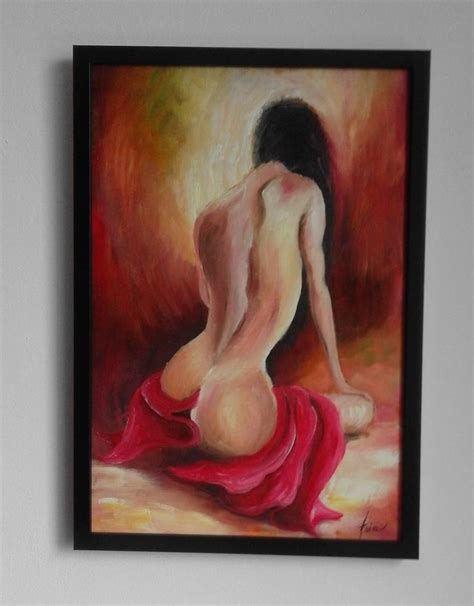 Naked Woman Original Artworks Oil Paintings Painting By Asia Djibirova Saatchi Art