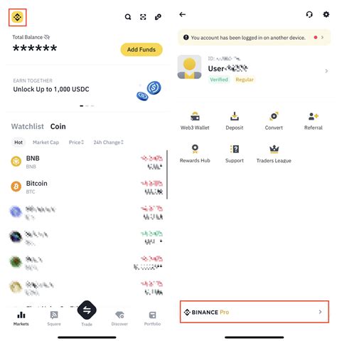 Comment Utiliser La Version Pro Sur Lapplication De Binance Pour Acheter Et Vendre Des Cryptos